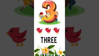 Counting numbers their names 1-10 maths Counting for kids #shorts Kindergarten #viral #youtubeshorts