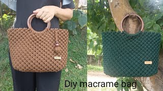 Diy macrame bag, how to make macrame bag step by step, macrame bag tutorial