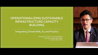 Session 1: Operational Sustainable Infrastructure Capacity Building Education, Technology & Practice