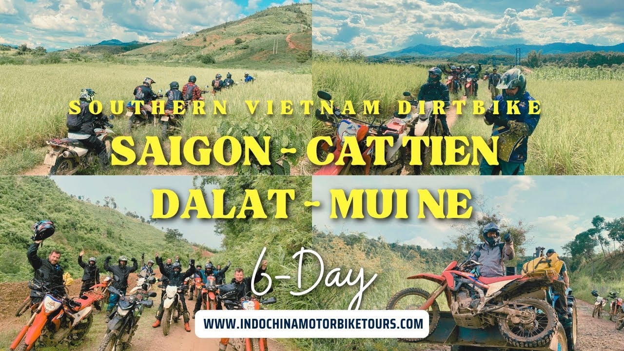 7-Day Southern Vietnam Motorbike Adventure: Saigon – Cat Tien – Da Lat – Nha Trang – Mui Ne Loop - Official Tour Video