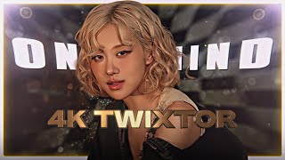 BLACKPINK - ROSÉ - On My Mind MV 4k Twixtor Clips For Editing