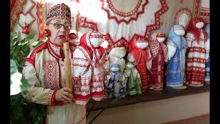картинка: Михайловское кружево. Плетение на коклюшках
