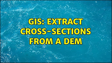 GIS: Extract cross-sections from a DEM