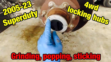 2005 - 23 Superduty 4wd locking hubs