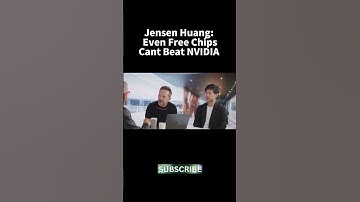 Jensen Huang: Even Free Chips Can’t Beat NVIDIA #NVIDIA #AI #JensenHuang #nextgenai #aitools