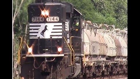 BNSF, NS, CP, & UP train compilation!!