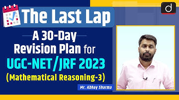 The Last Lap Day 28 | Mathematical Reasoning | UGC NET 2023 | Paper 1 | By Mr. Abhay