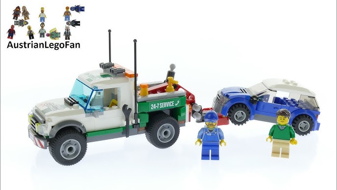 LEGO City Pickup Tow Truck Set 60081  Unbox Build Time Lapse Review 