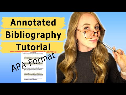 Video: How To Format An Annotation