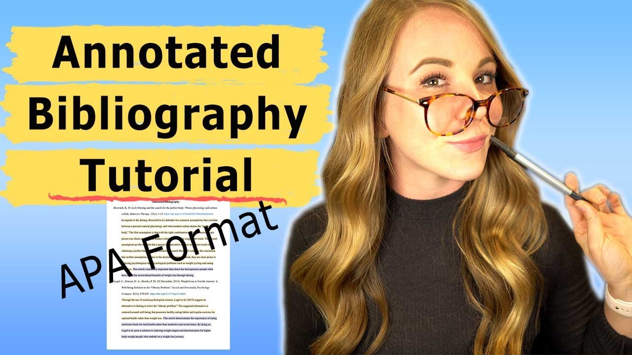 Annotated Bibliography | Apa Format |