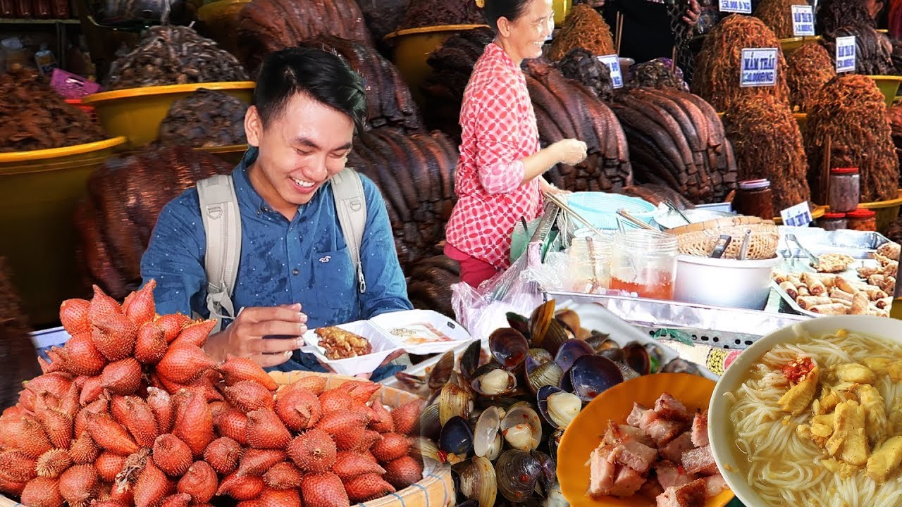 du lịch chợ lớn New Update CHỢ CHÂU ĐỐC • THIÊN ĐƯỜNG ĂN UỐNG |Du lịch An Giang