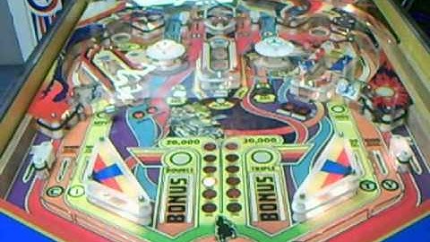 Atari 1978 Space Riders wide-body pinball machine
