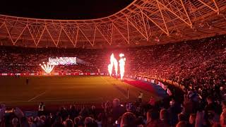 Light show : West Ham - Manchester City (Carabao Cup 27.10.2021)