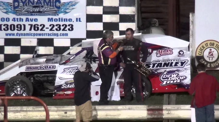 Chris Zogg IMCA Modified feature winner Farley Spe...