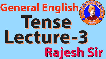 Tense Lecture-3 of B.A & B.Sc-1st UG General English Video Lecture Hindi SVM JOBNER