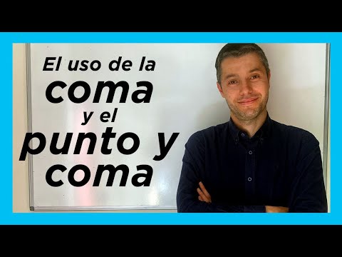 Video: ¿Cuál es la diferencia entre un punto y coma y una coma?