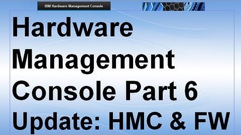 HMC v8 Classic Part 6= Upgrade HMC & POWER8 Systems Firmware