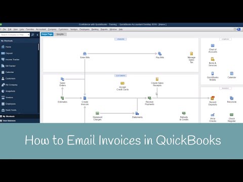 How to email an invoice from QuickBooks