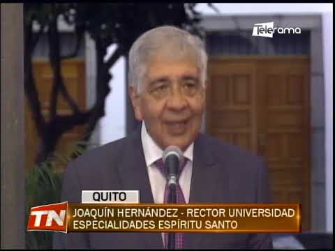 Presidente Lasso y rectores de universidades por las reformas a los LOES