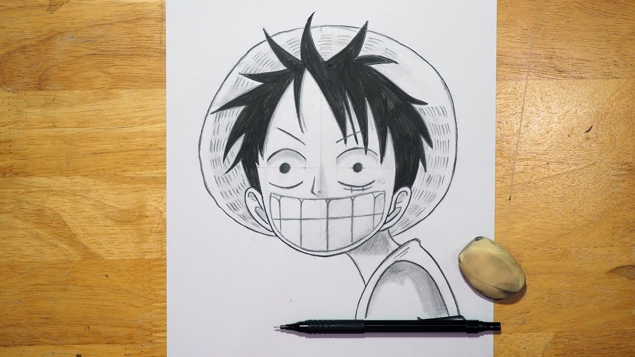 18 Drawings of Monkey D Luffy from One Piece  Beautiful Dawn Designs