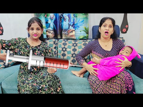 Monika got new baby brother | comedy video | funny video | Prabhu Sarala lifestyle