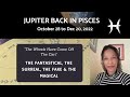 Jupiter Back in Pisces: Oct 28 to Dec 20 2022 ♓ | Spiritual Energetics, Dynamics &amp; Themes {PODCAST}