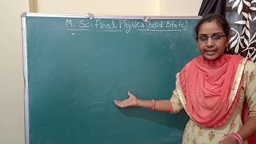 Solid state.... msc final physics.... class-44