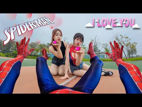 SPIDER-MAN COMPETITION || EVIL GIRLFRIEND CHASES SPIDER-GIRL WANTS ME TO BE HER BOYFRIEND Real Life