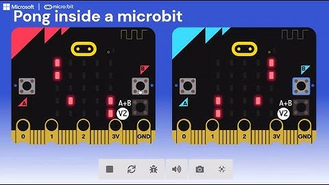 I made pong inside of a Microbit