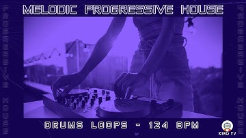 Progressive house drums loops - 124 Bpm