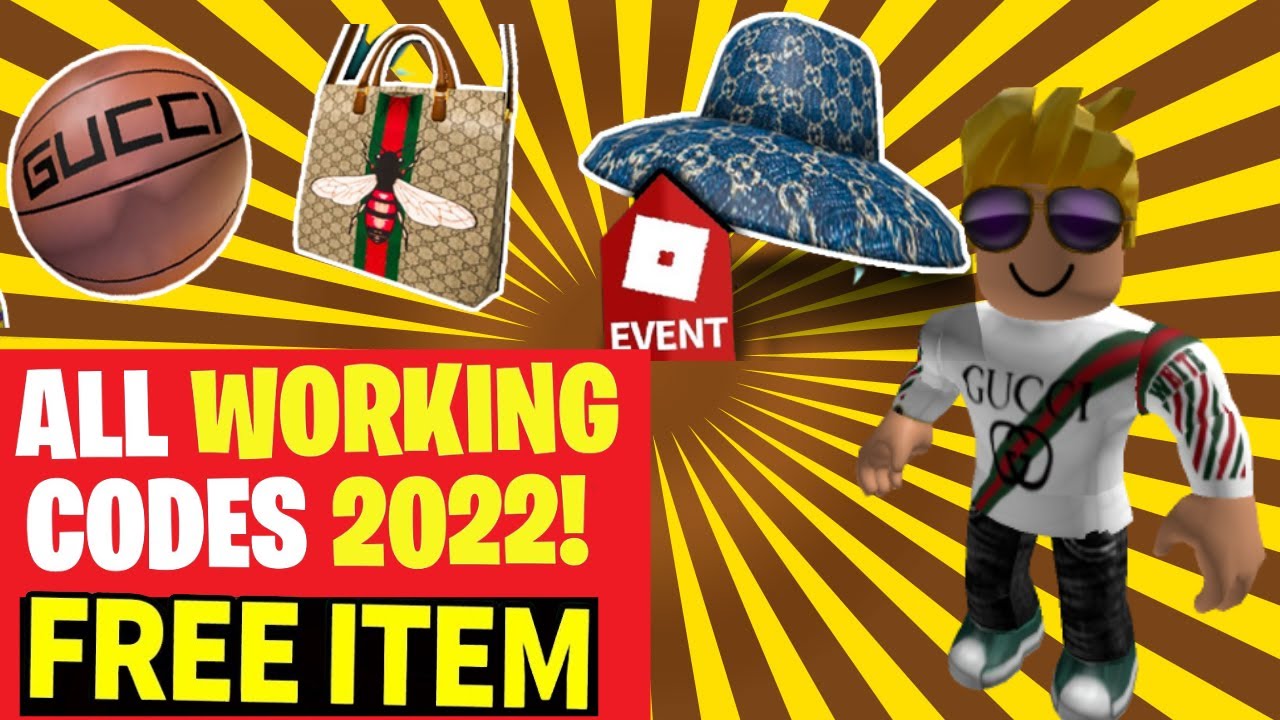 ROBLOX GUCCI TOWN CODES - ALL WORKING CODES FOR GUCCI TOWN 2022! - YouTube