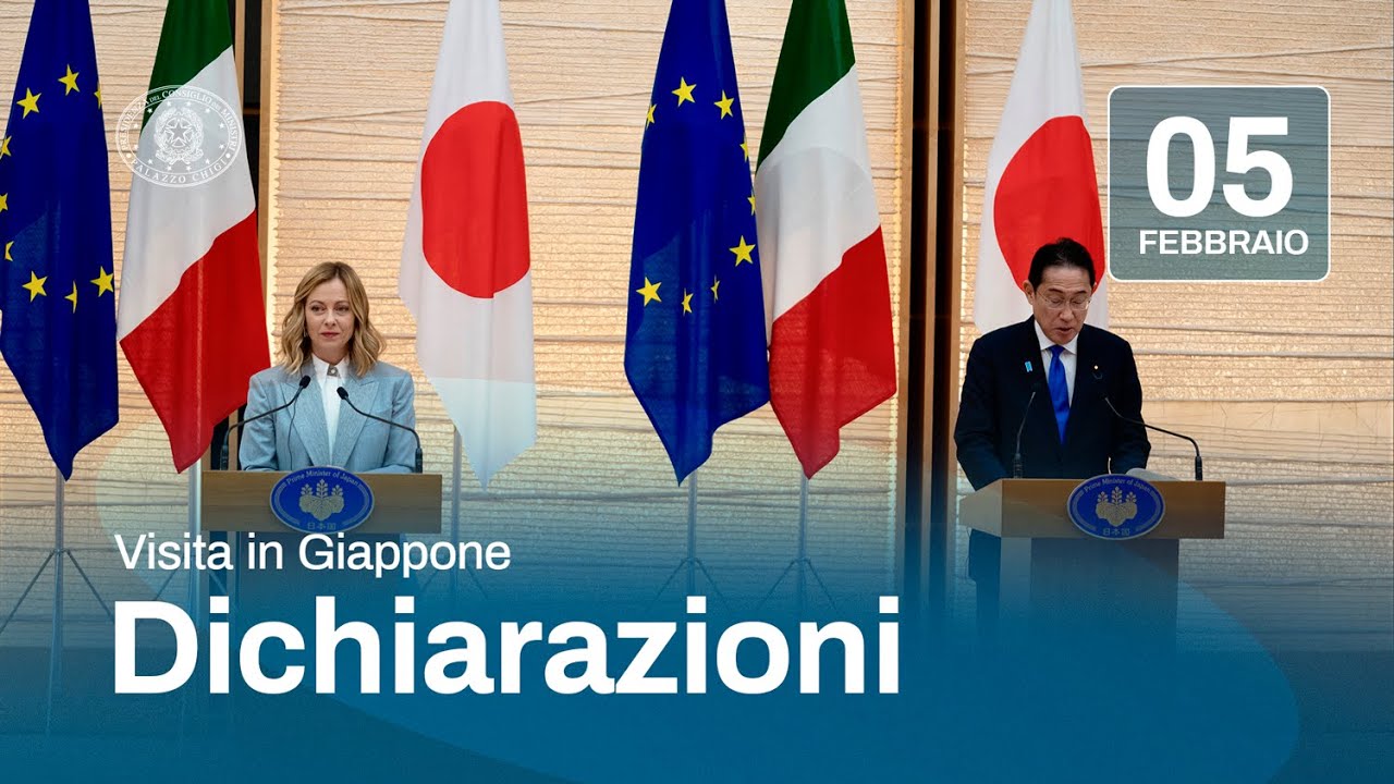 Visita in Giappone, dichiarazioni alla stampa Meloni-Kishida