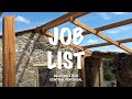 Bela Pedra, my Portuguese Farm: Part 57 Job List)