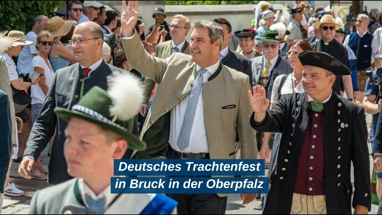 Deutsches Trachtenfest in Bruck in der Oberpfalz - Bayern