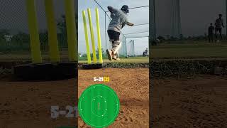 not out innings??? nope...lot out innings #cricket #nets #defence #out