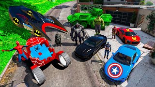 COLECIONANDO CARROS DE SUPER-HERÓIS NO GTA 5!