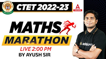 CTET Maths Preparation Paper 1 | CTET Math Previous Year Question Paper | Maths By Ayush Chauhan