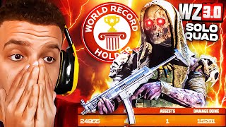 NEW WORLD RECORD KILLS *SOLO QUADS* in Warzone 3! (MW3 Warzone Meta)