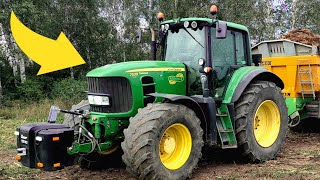 UPADŁY JOHNDEERE---SERWIS NIE DAŁ RADY---STRASZNIE DZIWNY PRZYPADEK (DRŻENIE CAŁYM CIĄGNIKIEM)