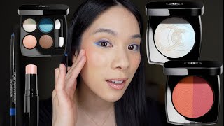 CHANEL SPRING MAKEUP COLLECTION 2024 | RIVAGE EYESHADOW PALETTE | MERMAID MAKEUP LOOK