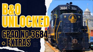 B&O Unlocked: B&O No. 3684 Diesel Locomotive Tour + Extras | B&O