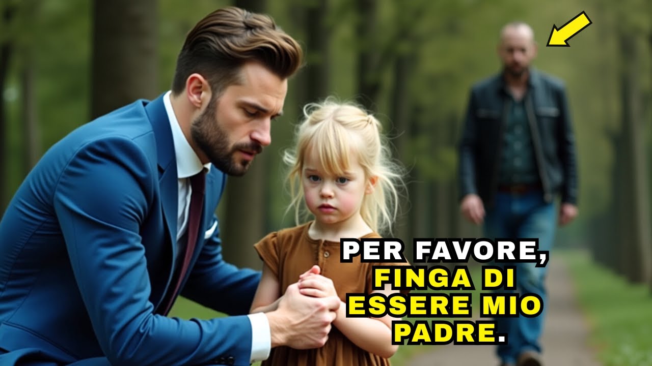 BAMBINA DISPERATA CHIEDE AL MILIONARIO DI FINGERE DI ESSERE SUO PADRE — E L’UOMO DIETRO SI AVVICINA