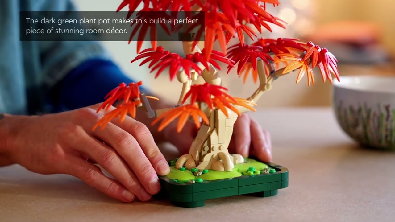 LEGO Botanicals Japanese Red Maple Bonsai Tree 10348 | MYER
