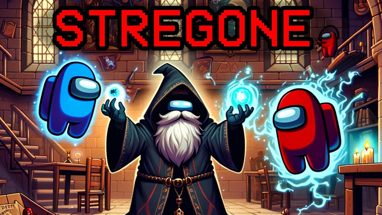 Il ruolo STREGONE ha 1 secondo per fare più kill possibili! - Among Us Mod iNoob