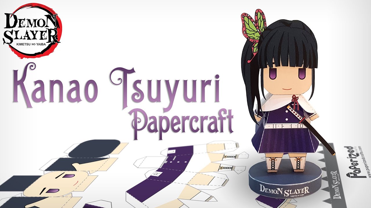 Demon Slayer: Nezuko Kamado Papercraft, Paperized Crafts