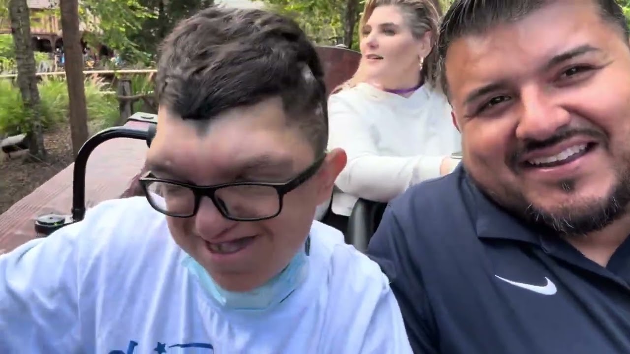 Jesse at Disney World, Seven Dwarfs , Mine Train  October 2025