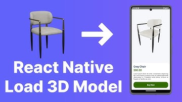 React Native 3D Three.Js | Load 3D Model With React Three Fiber and Drei