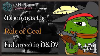 D&D Players, When was the Rule of Cool Enforced in D&D? 🅿️4 #dnd