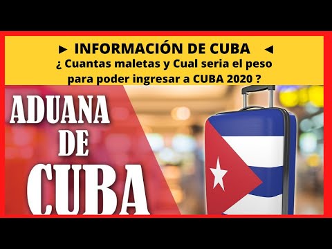 ⏰ INFORMACIÓN de EQUIPAJES que estarán permitidos para entrar a CUBA │¿ Cuantas maletas ? ✅
