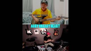 Achy Breaky Heart guitar and drums cover